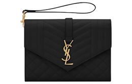 Saint Laurent Женская клатч из натуральной кожи 651030bow911000