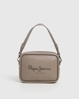 Женская сумка-ведро Bassy Code с центральным логотип Pepe Jeans, серый a54999082 | gris
