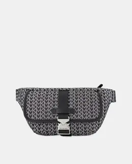 Мужская сумка на пояс модели Eli с логотипами Michael Kors, черный a55679445 | negro