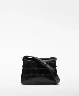 Женская маленькая кожаная сумка Mica Adolfo Dominguez, черный mp_0436790_8445574400832 | negro