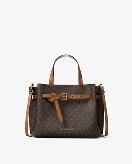 Emilia Средняя сумка с логотипом Michael Kors, темно-коричневый mp_0478263_30f5gu5s2b | marrón oscuro