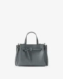 Женская сумка-мессенджер Emilia, маленькая, из зернистой кожи Michael Kors, серовато-зеленый mp_0478263_30f5su5s1t | gris verdoso