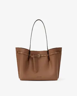 Большая кожаная сумка-тоут Emilia Michael Kors, коричневый mp_0478263_30f5gu5t7t | marrón