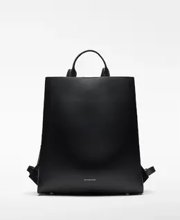 Женский рюкзак из кожи Mica Adolfo Dominguez, черный mp_0436790_266151805152 | negro