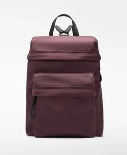 Женский нейлоновый рюкзак с внешним карманом Adolfo Dominguez, винный mp_0436790_212391752152 | vino