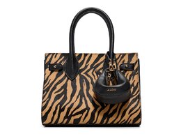 Сумка Aldo Auraliee Leather Satchel, Light Brown Leopard Print Leather/Calf Hair 611553 | light brown leopard print leather/calf hair