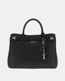 Сумка на руку с застежкой-молнией и магнитной застежкой Guess, черный a55601722 | negro