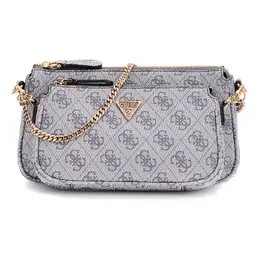 Сумка кросс-боди Guess Noelle II Dbl Pouch, серый 142112106 | grey