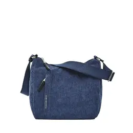 Сумка через плечо Mandarina Duck Hunter velvet hobo medium, синий 142623884 | blue