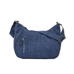 Сумка через плечо Mandarina Duck Hunter velvet hobo medium exp, синий 142623880 | blue