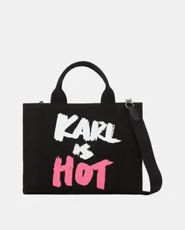 Квадратная сумка-тоут с двойной ручкой Karl Lagerfeld, черный a56704633 | negro