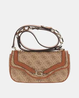 Сумка через плечо с магнитным застежкой Guess, бежевый a55603275 | beige