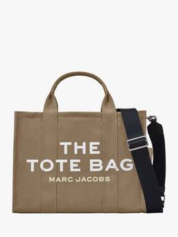 Средняя хлопковая сумка-шоппер из парусины Marc Jacobs, Slate Green p112969512 | slate green