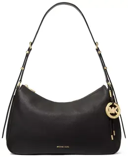 Сумка на плечо Michael Kors Nolita среднего размера из шагреневой кожи Michael Kors, черный 23463125 | black