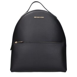 Черные кожаные рюкзаки Michael Kors, черный 0018343145 | black