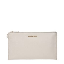 Бежевые кожаные клатчи Michael Kors, бежевый 0018343163 | beige