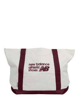 Классическая холщовая сумка-шоппер New Balance, Monarch Burgundy/White p114488124 | monarch burgundy/white