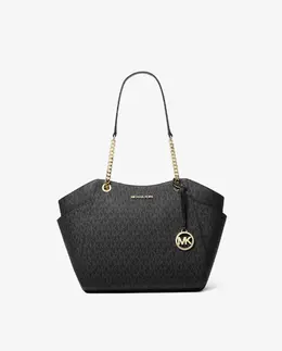 Большая сумка через плечо Jet Set с логотипом Michael Kors, черный mp_0478263_35s4gtvt3b | negro
