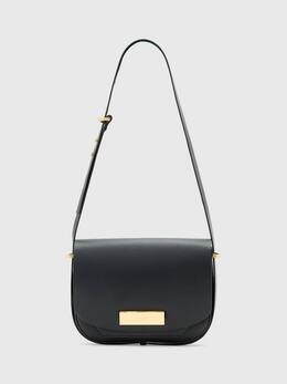 Кожаная сумка-почтальон Etta Allsaints, Black p113813003 | black