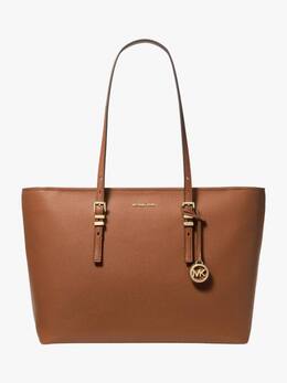 Кожаная сумка-тоут Quinn Michael Kors, Brown p113659750 | brown