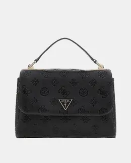 Средняя сумка через плечо на молнии и магнитной застежке Guess, черный a55601784 | negro