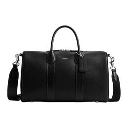 Coach Кожаная наплечная сумка через плечо большая унисекс черная ccb84-blk