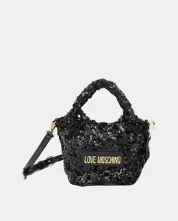 Мини-сумка с регулируемым плечевым ремнем Love Moschino, черный a55896260 | negro