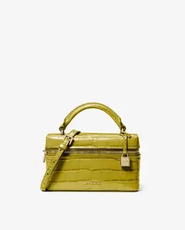 Женская сумка через плечо Jana небольшого размера из кожи с тиснением под крокодила кожа Michael Kors, фисташковый mp_0478263_32f5gq1c0e | pistacho