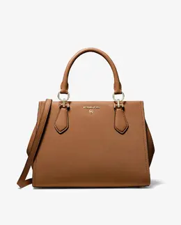 Кожаная сумка через плечо Marilyn, трансформируемая в плечо Michael Kors, коричневый 27417 | marrón