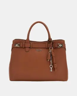 Сумка на руку с застежкой-молнией и магнитной застежкой Guess, светло-коричневый a55601723 | marrón claro