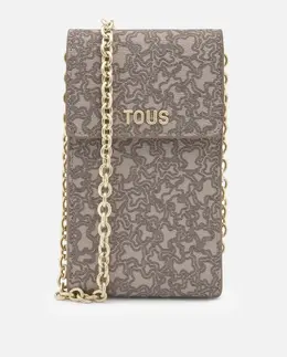 Сумка для мобильного телефона Kaos Mini Lines подвесная Tous, серо-коричневый mp_0086322_2002183944 | topo