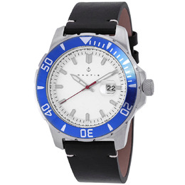Nautis Dive Pro 200 White Dial Mens Watch - gl1909-d