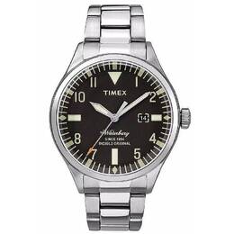 Timex Waterbury Quartz Black Dial Mens Watch tw2r25100