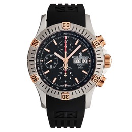 Revue Thommen Air Speed XL Chronograph Automatic Black Dial Mens Watch 16071.6859
