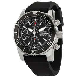 Revue Thommen Air Speed Chronograph Automatic Black Dial Mens Watch 17030.6534