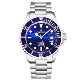 Revue Thommen Diver Automatic Blue Dial Mens Watch 17571.2128