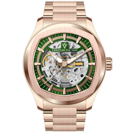 Christian Van Sant Romeo Automatic Green Dial Mens Watch CV9510