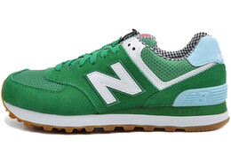 Кроссовки женские NB 574 Low-top зеленые New Balance wl574spa