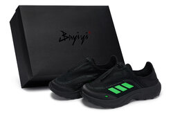 Adidas FC WALKER повседневные кроссовки мужские низкие неоново-зеленые jp6646(team80-星野之途荧光绿sbox) | black green