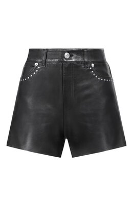 Zadig and Voltaire: Кожаные шорты 