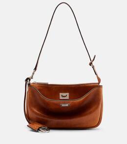 Кожаная кожаная сумка через плечо в стиле родео Balenciaga, Tan Cowboy p01109882 | tan cowboy