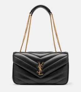 Сумка через плечо Loulou Medium из кожи Saint Laurent, Black p01125974 | black