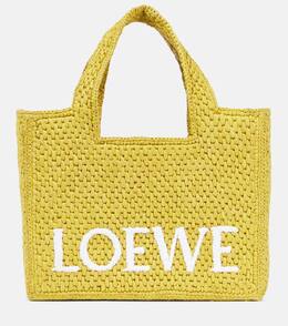 Сумка-шоппер Paula's Ibiza Font Small Loewe, Yellow p01056191 | yellow