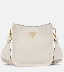 Миниатюрная кожаная сумка через плечо Prada, White p01083898 | white