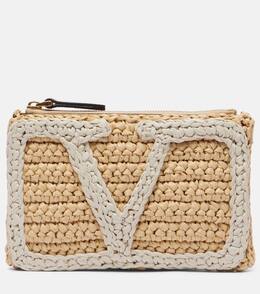 Viva Superstar маленькая вязаная клатч Valentino Garavani, Naturale/Butter White p01056475 | naturale/butter white