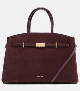 Сумка-тоут Hudson Midi из замши DeMellier, Burgundy F02 p01076281 | burgundy f02