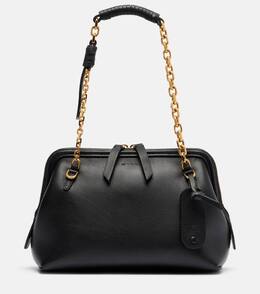 Средняя кожаная наплечная сумка Vela Etro, Nero p01076452 | nero