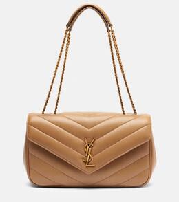 Сумка через плечо Loulou Medium из кожи Saint Laurent, Natural Tan p01106619 | natural tan