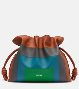Кожаный клатч Albers Flamenco Medium Loewe, Caramel/Bright Green p01103910 | caramel/bright green