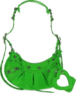 Сумка Balenciaga XS Le Cagole Shoulder Bag Acid Green, зеленый 671309 23eiy 3817 | green